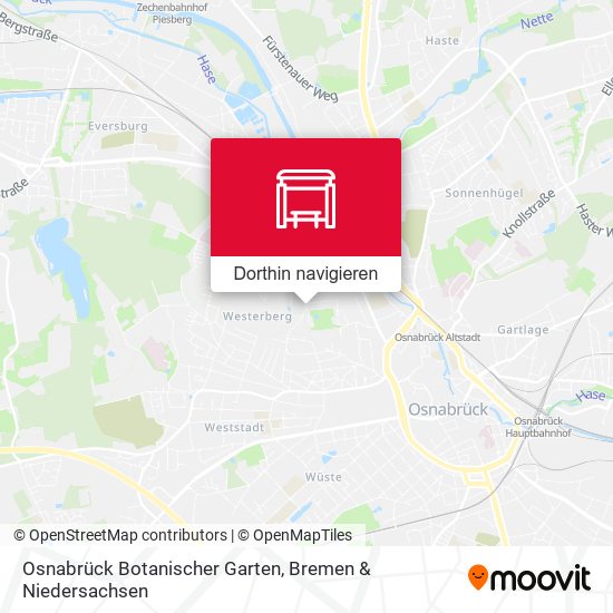 Osnabrück Botanischer Garten Karte