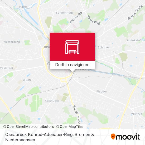 Osnabrück Konrad-Adenauer-Ring Karte