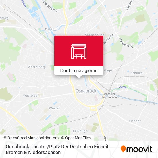 Osnabrück Theater / Platz Der Deutschen Einheit Karte