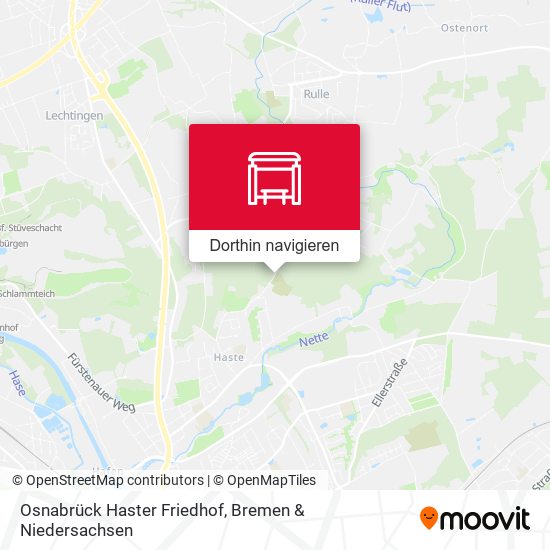 Osnabrück Haster Friedhof Karte