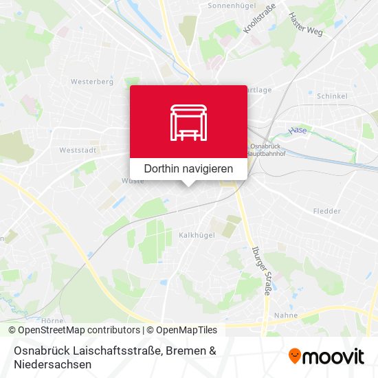 Osnabrück Laischaftsstraße Karte