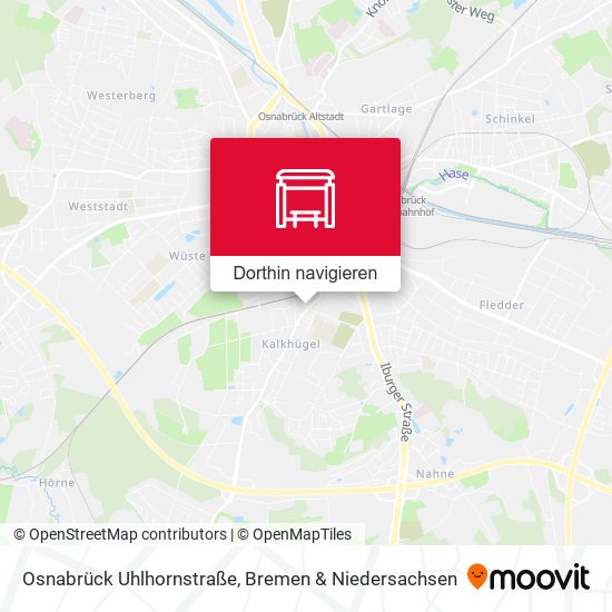 Osnabrück Uhlhornstraße Karte