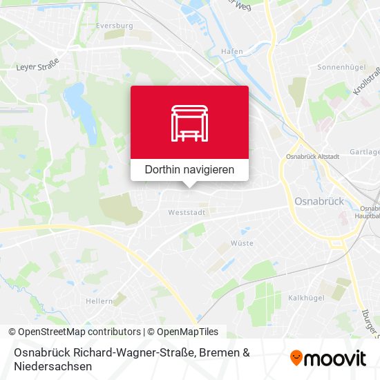 Osnabrück Richard-Wagner-Straße Karte