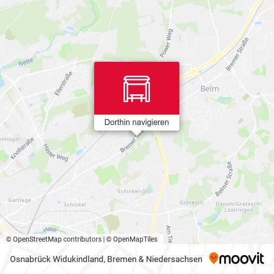 Osnabrück Widukindland Karte