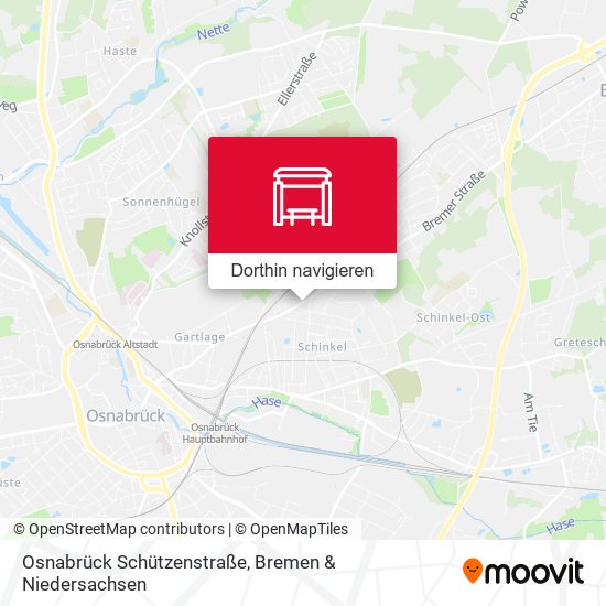 Osnabrück Schützenstraße Karte