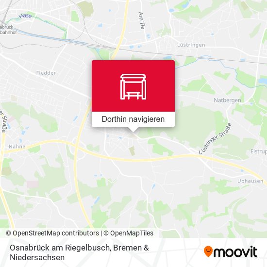 Osnabrück am Riegelbusch Karte