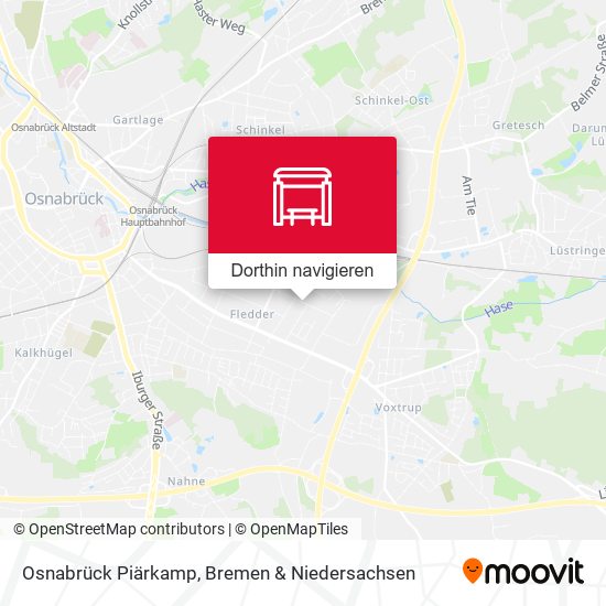 Osnabrück Piärkamp Karte