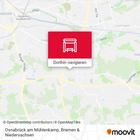 Osnabrück am Mühlenkamp Karte