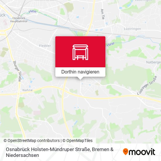 Osnabrück Holsten-Mündruper Straße Karte