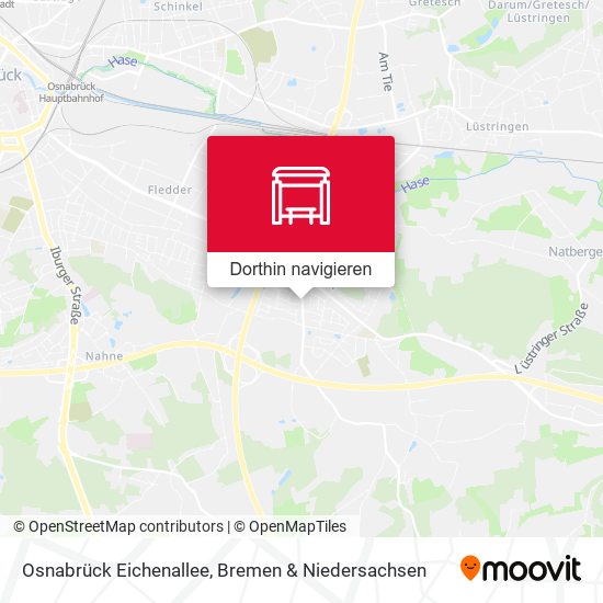 Osnabrück Eichenallee Karte