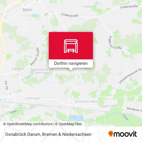 Osnabrück Darum Karte