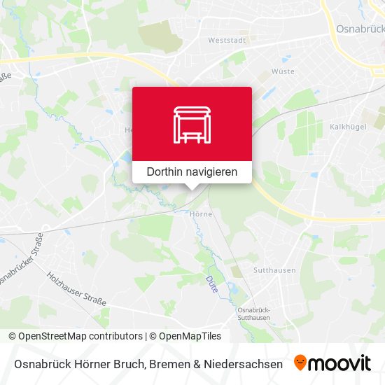 Osnabrück Hörner Bruch Karte