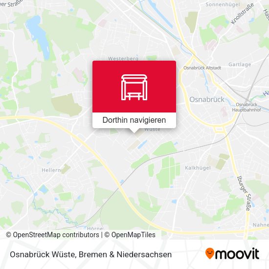 Osnabrück Wüste Karte