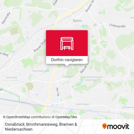 Osnabrück Strothmannsweg Karte