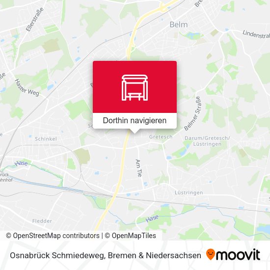 Osnabrück Schmiedeweg Karte