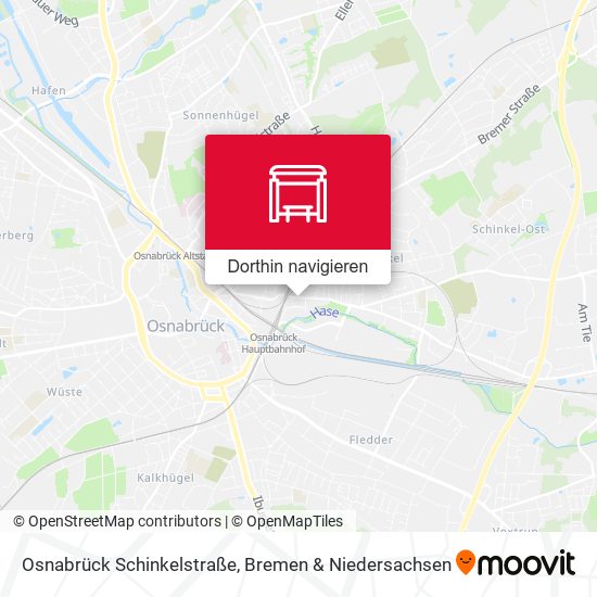 Osnabrück Schinkelstraße Karte