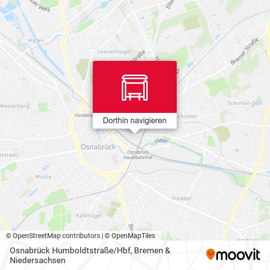 Osnabrück Humboldtstraße/Hbf Karte