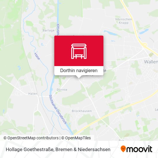 Hollage Goethestraße Karte