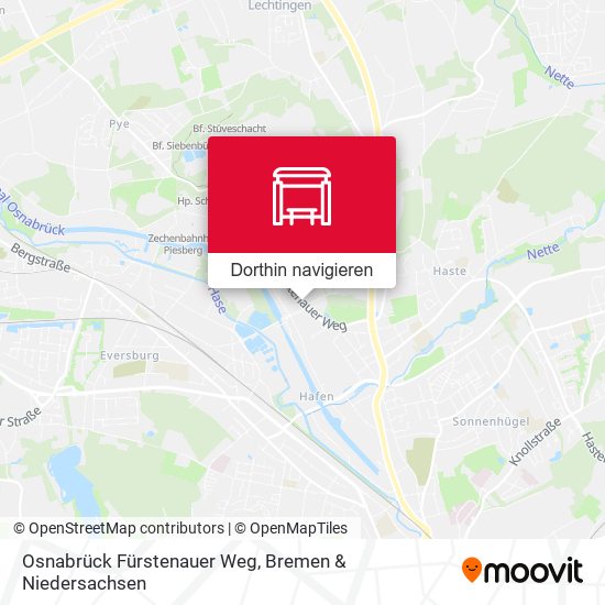 Osnabrück Fürstenauer Weg Karte
