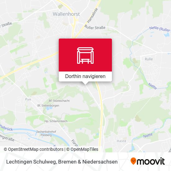 Lechtingen Schulweg Karte
