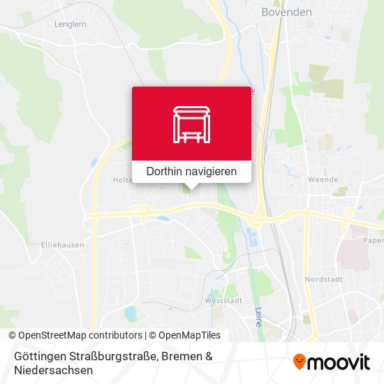Göttingen Straßburgstraße Karte