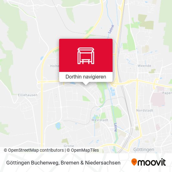 Göttingen Buchenweg Karte