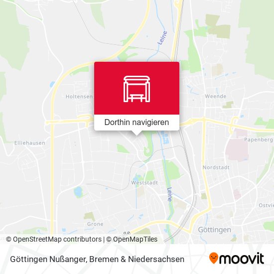 Göttingen Nußanger Karte