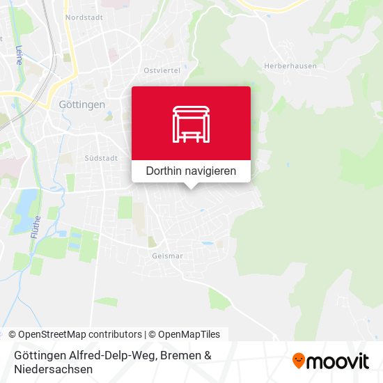 Göttingen Alfred-Delp-Weg Karte