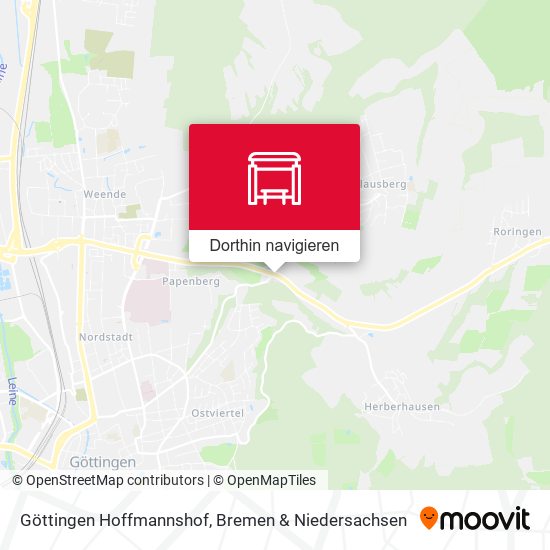 Göttingen Hoffmannshof Karte