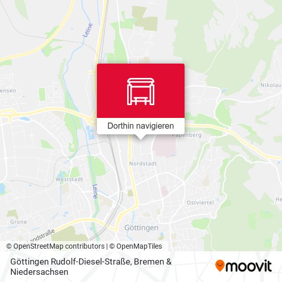 Göttingen Rudolf-Diesel-Straße Karte