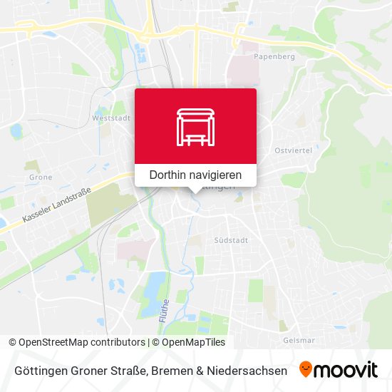 Göttingen Groner Straße Karte