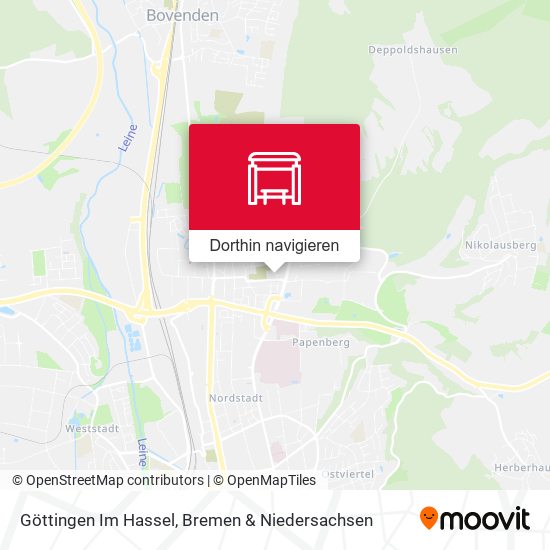 Göttingen Im Hassel Karte