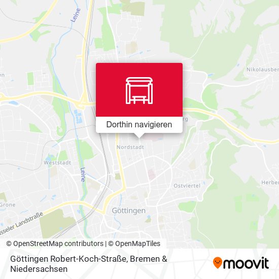 Göttingen Robert-Koch-Straße Karte