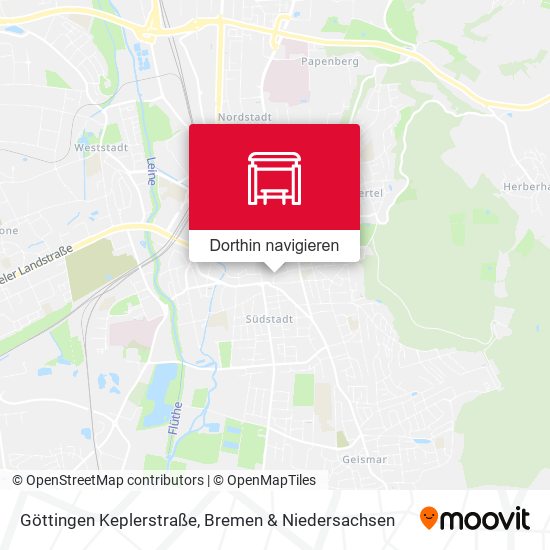 Göttingen Keplerstraße Karte