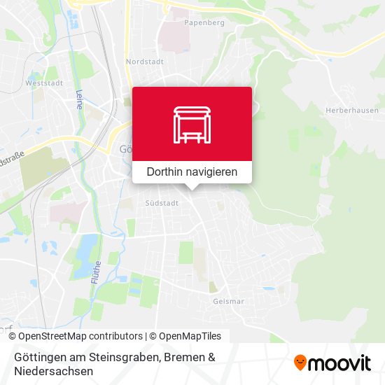 Göttingen am Steinsgraben Karte