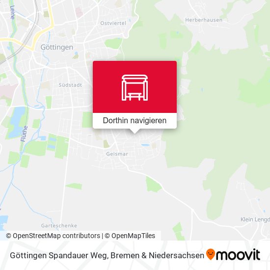Göttingen Spandauer Weg Karte