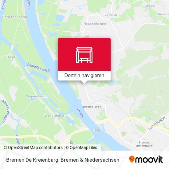 Bremen De Kreienbarg Karte