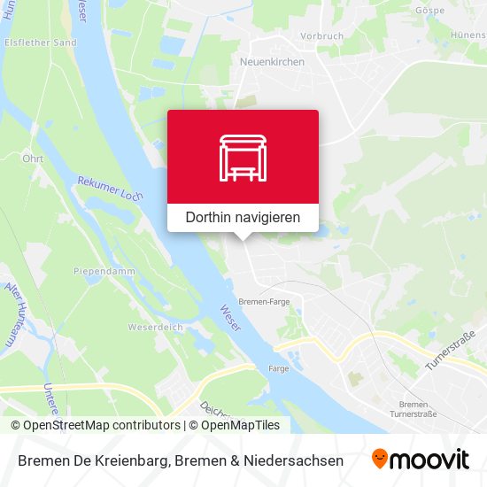 Bremen De Kreienbarg Karte
