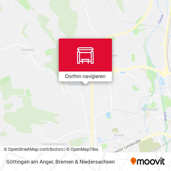 Göttingen am Anger Karte