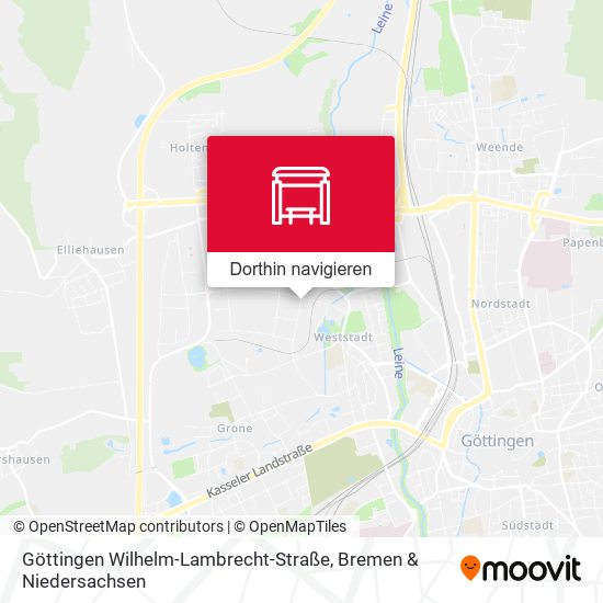 Göttingen Wilhelm-Lambrecht-Straße Karte