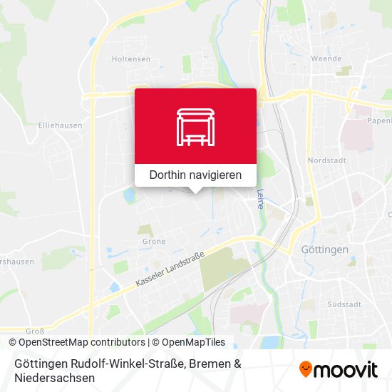 Göttingen Rudolf-Winkel-Straße Karte