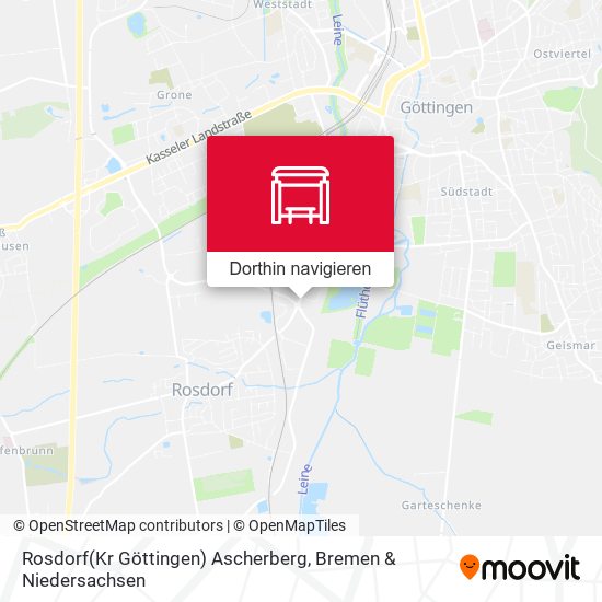 Rosdorf(Kr Göttingen) Ascherberg Karte