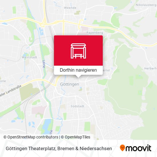 Göttingen Theaterplatz Karte