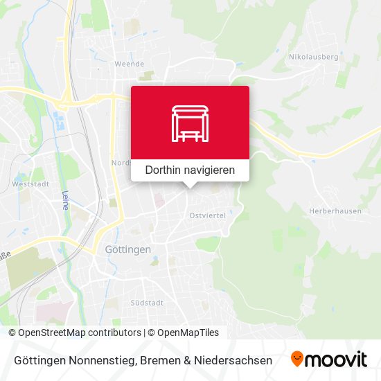 Göttingen Nonnenstieg Karte