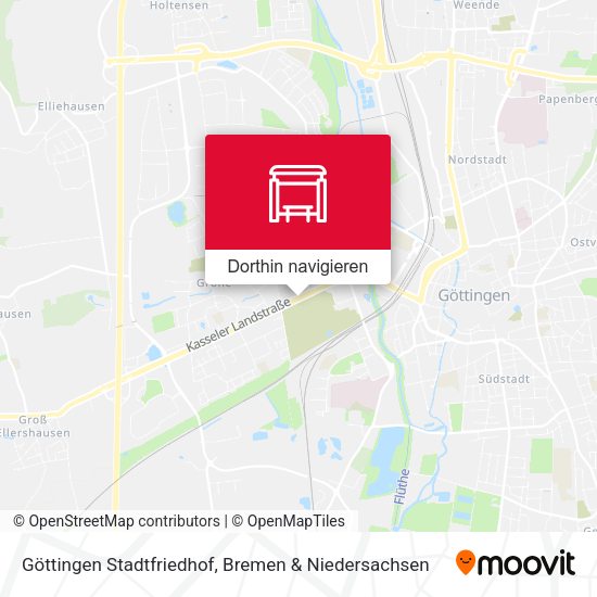 Göttingen Stadtfriedhof Karte