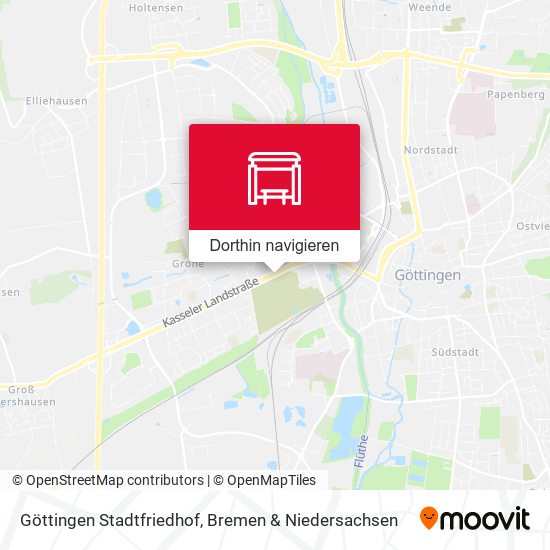Göttingen Stadtfriedhof Karte