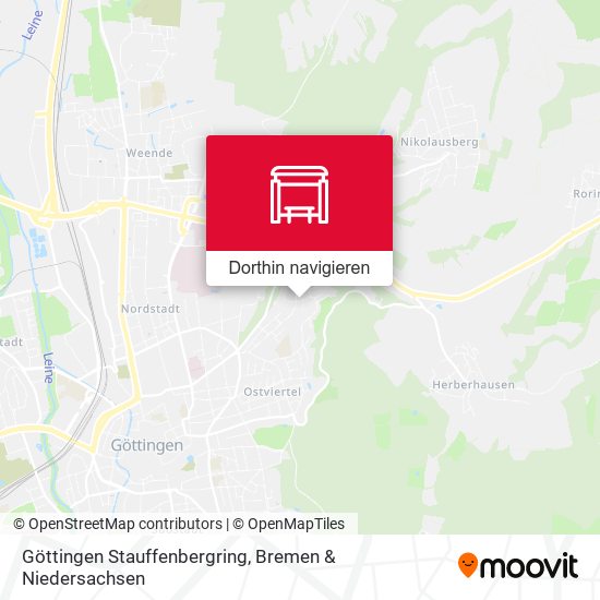 Göttingen Stauffenbergring Karte