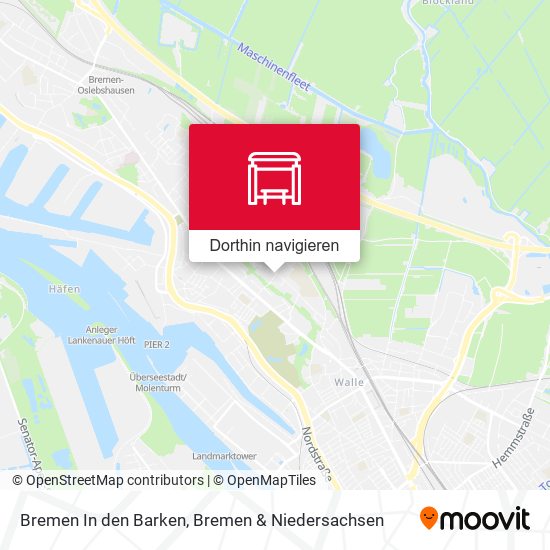 Bremen In den Barken Karte