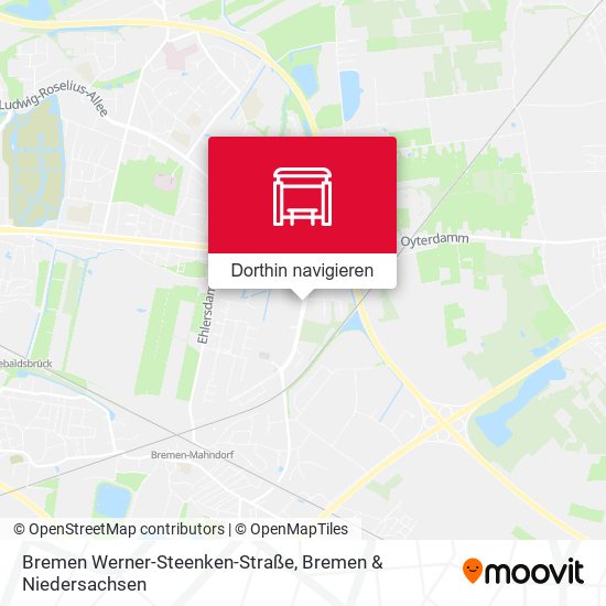 Bremen Werner-Steenken-Straße Karte