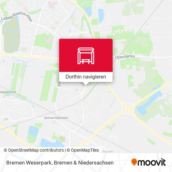 Bremen Weserpark Karte